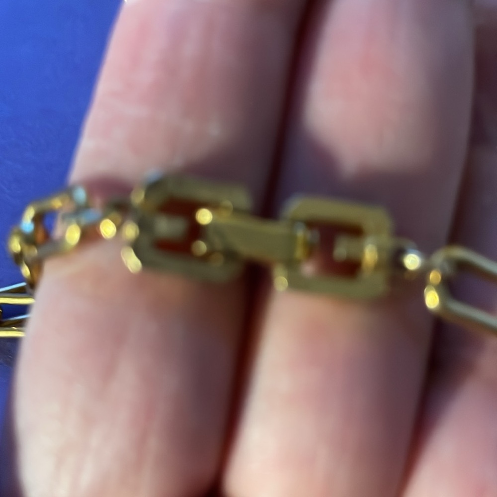Givenchy rare vintage gold Link necklace - Picture 4 of 5